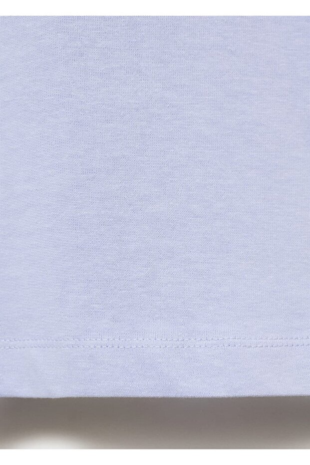 %100 pamuklu rahat kesim tişört - 7