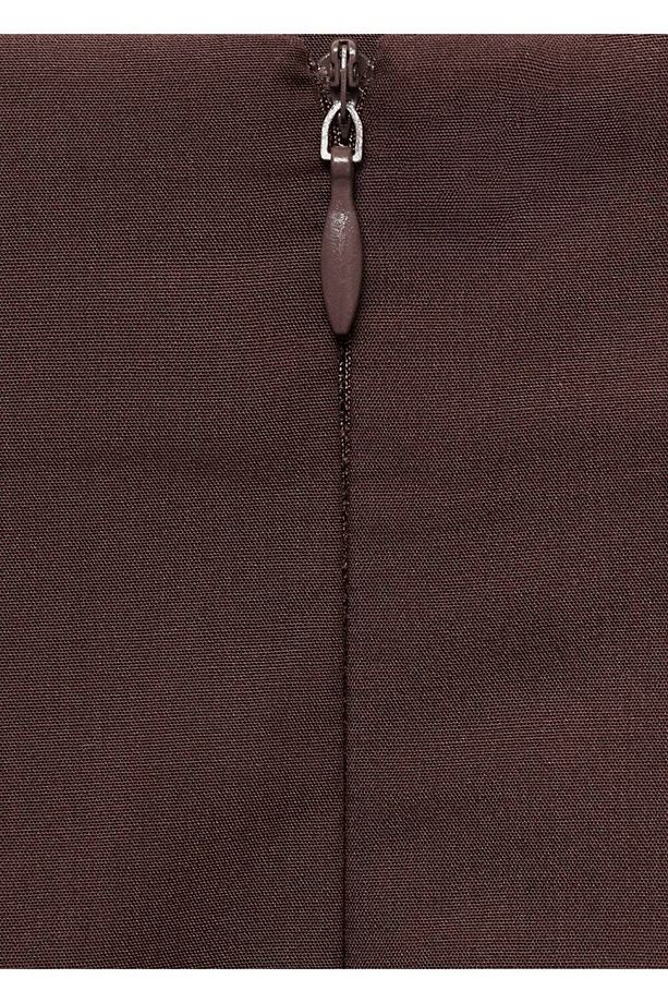 Pileli midi etek - 6