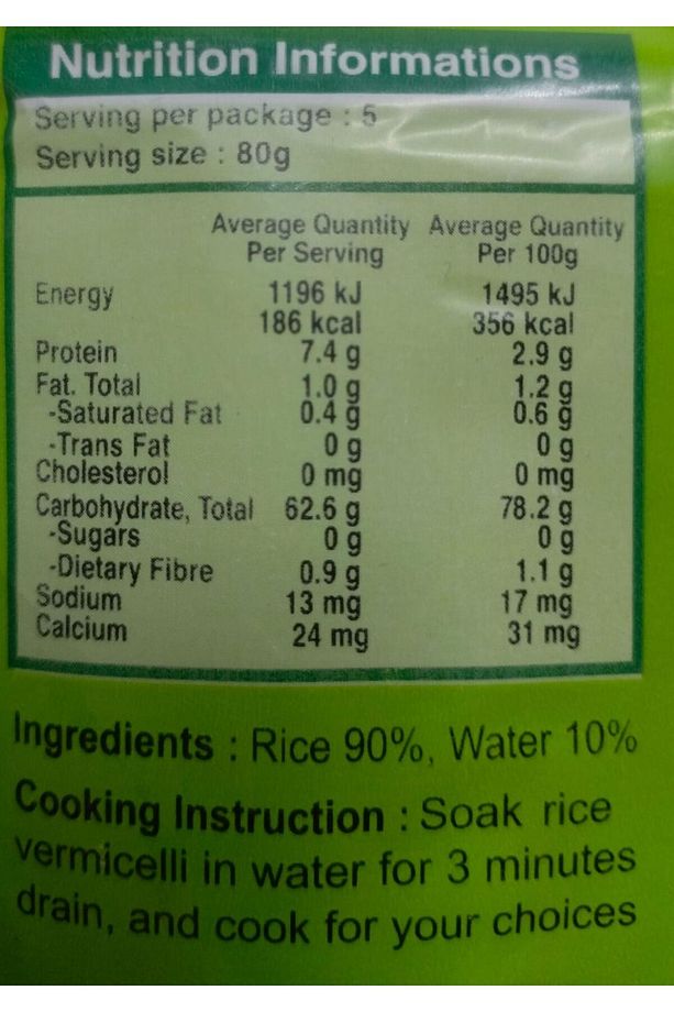 Rice Vermicelli 400 gr x 3 adet - 3