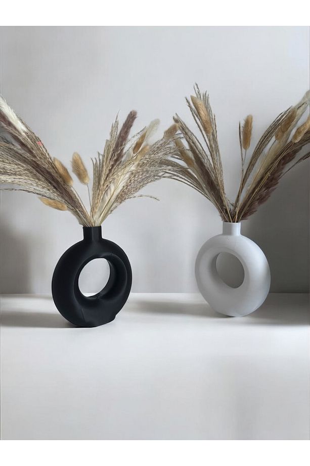 Modern minimalist İskandinav halka vazo - 3