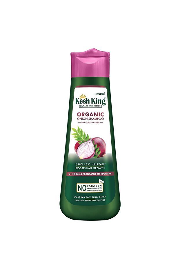 Ayurvedic Onion Shampoo with 21 Herbs, Reduces Hairfall & Boost Hair Growth, 300ml