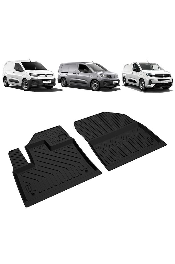 Partner Berlingo Combo Panelvan Havuzlu Paspas Ön Iki Parça 2019 2020 2021 2022 2023 2024 2025 - 1