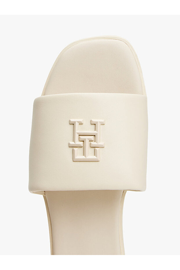 TH LOGO HARDWARE LEATHER MULE - 6