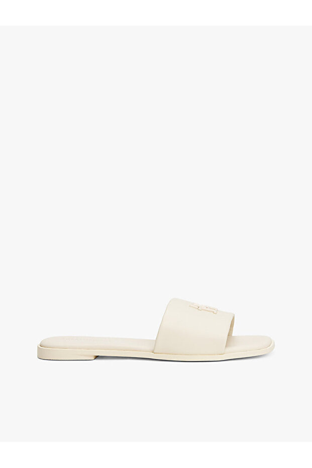 TH LOGO HARDWARE LEATHER MULE - 1