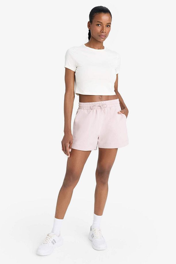 DeFactoFit Standart Fit Sporcu Kısa Paça Basic Düz Şort Z6696AZ25SM - 2