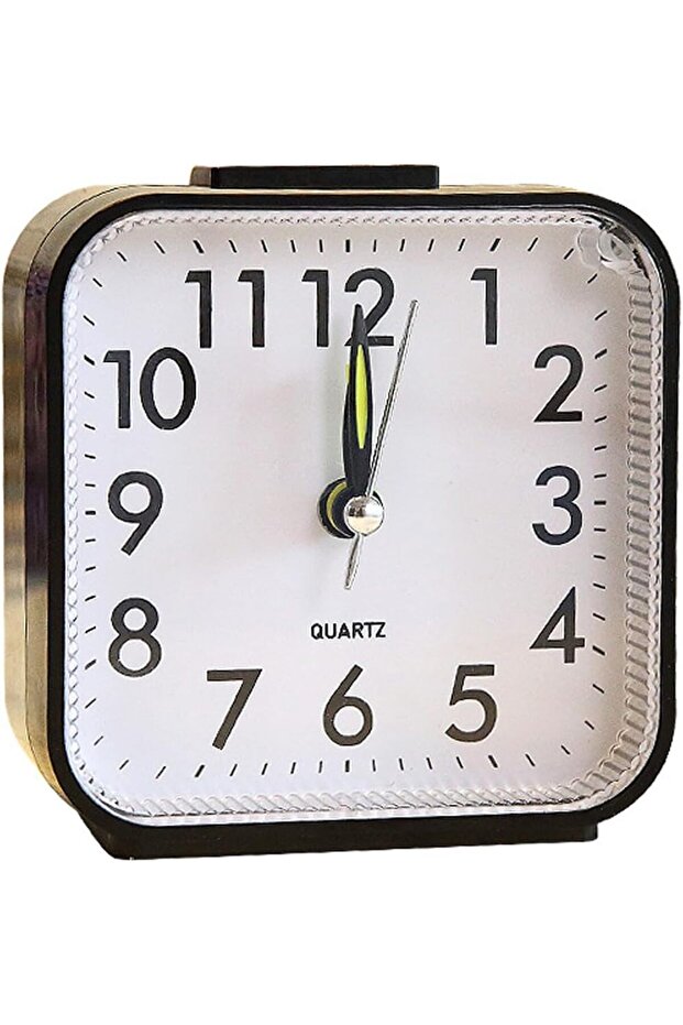 Silent Non-Ticking Small Bedside Alarm Clock with Nightlight & Snooze