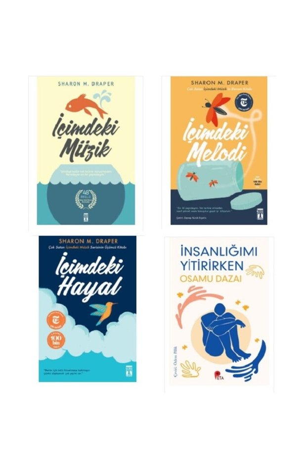 Set Içimdeki Müzik - Içimdeki Melodi - Içimdeki Hayal - (İNSANLIĞIMI YİTİRİRKEN Books as a Gift)