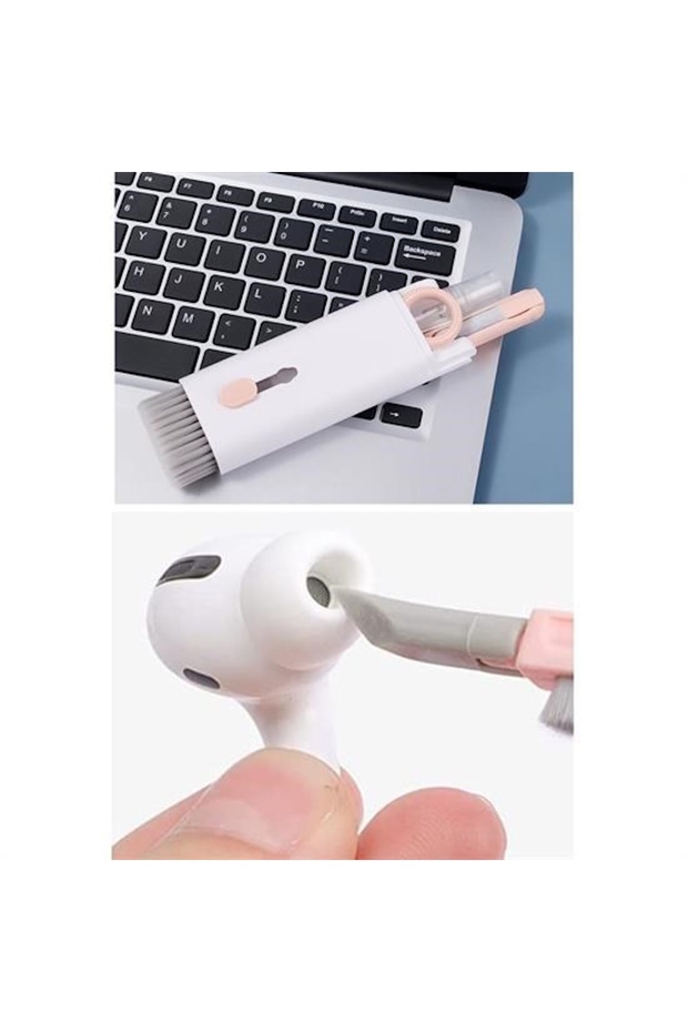 مجموعة تنظيف إلكترونية متعددة الوظائف لشاشة كمبيوتر التلفزيون مع فرشاة وفرشاة - 3