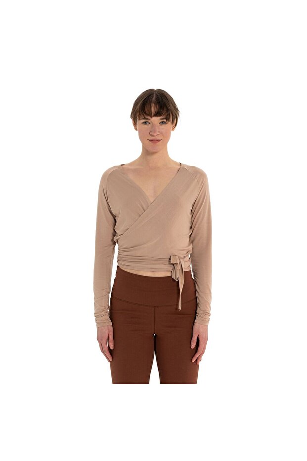 Anvelop Bağlamalı Modal Bluz - 1
