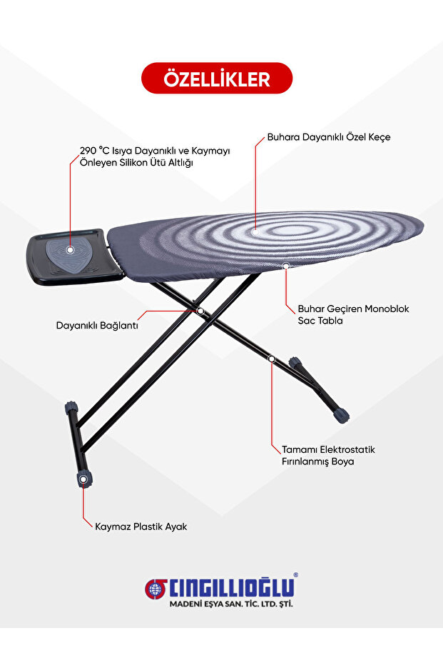 Cm-300 Gift Delux Ütü Masası - 5