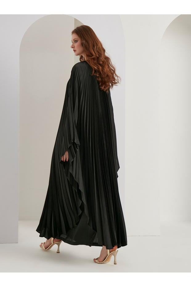 Piliseli Maxi Elbise - 4