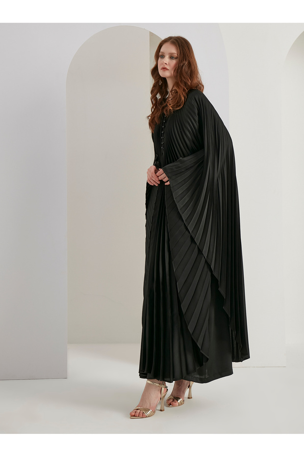 Piliseli Maxi Elbise - 3