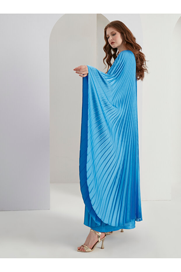 Piliseli Maxi Elbise - 5