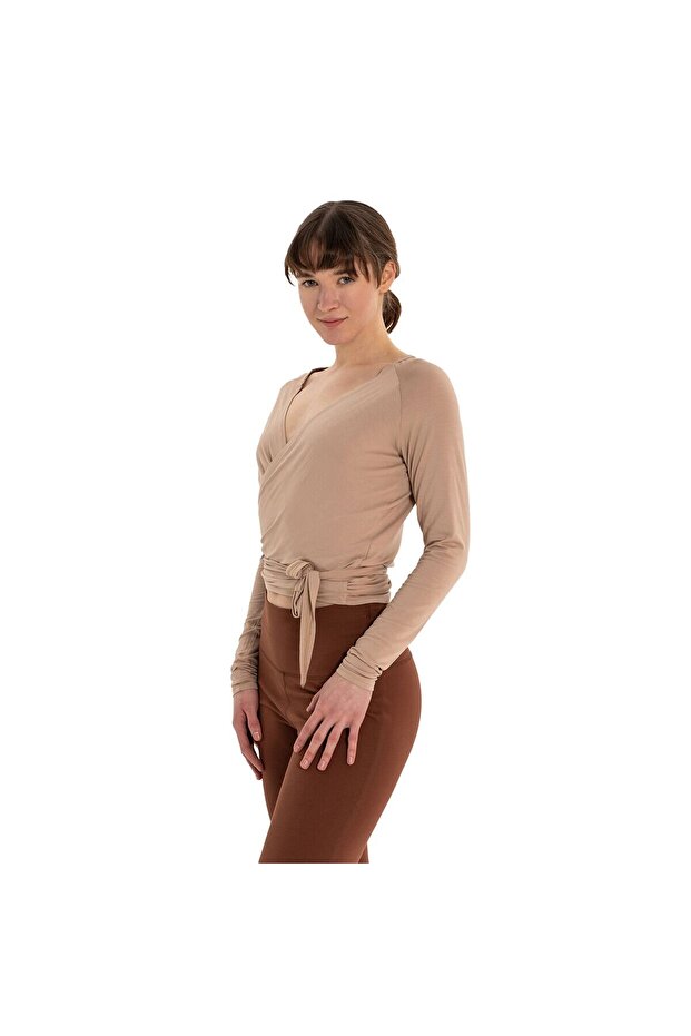 Anvelop Bağlamalı Modal Bluz - 2