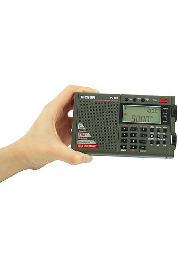 PL-320 FM/AM/SW/WM/Tam Bant Radyo DSP Alıcısı FM Stereo Taşınabilir Radyo TECSUN PL320 - 5