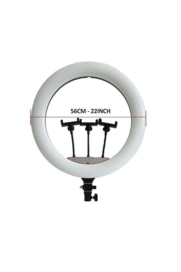 Professional Circular Ring Light Led Lamp, , Touch Control, Diameter 56cm, 22inch, Light - 3