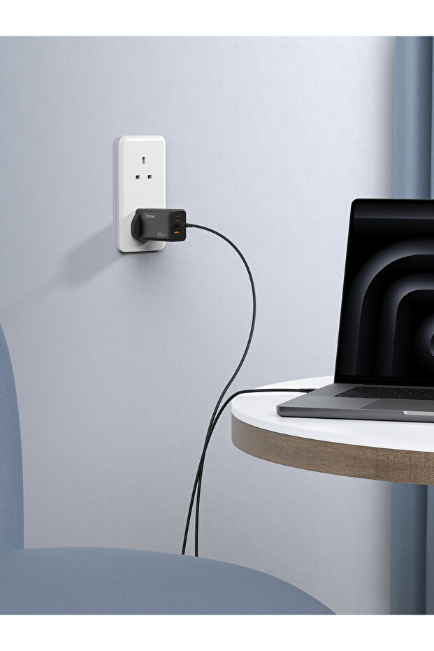 شاحن جداري من اكتيف AW-65 بقوة 65 واط - 7