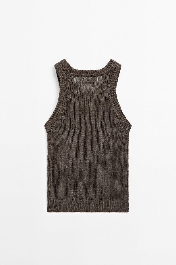 %100 keten triko top - 8