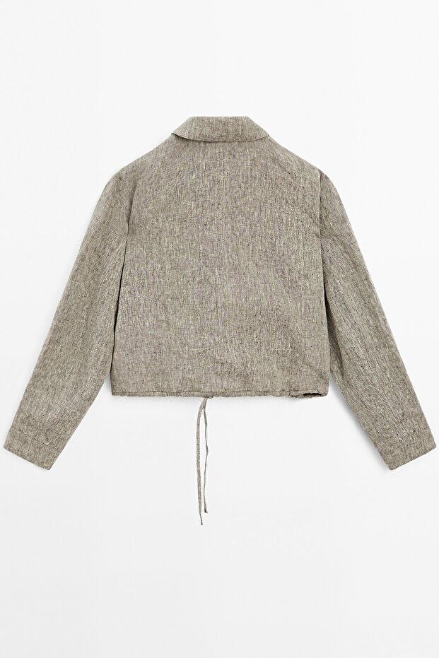 %100 keten bomber ceket - 8