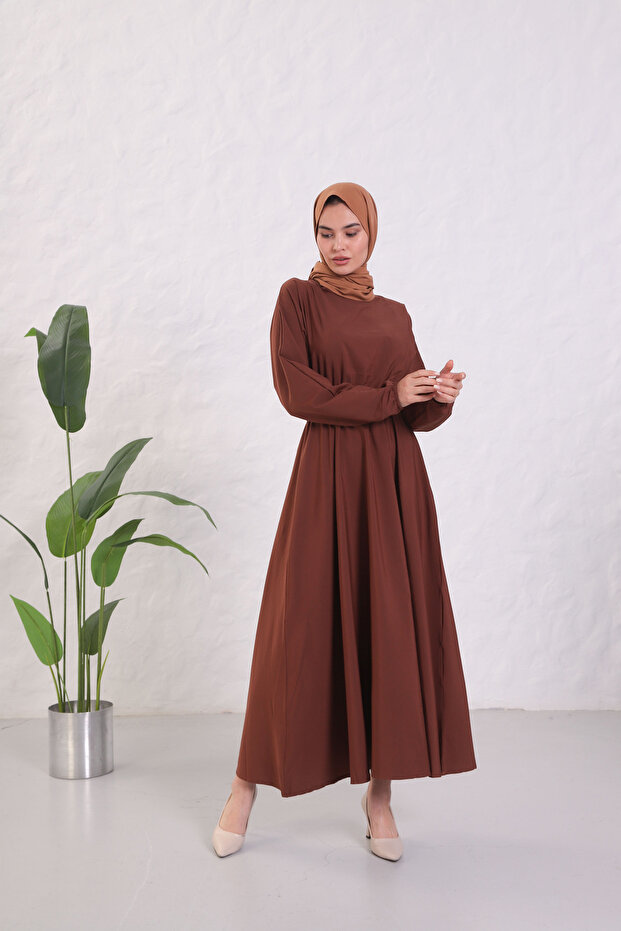 Mevsimlik Tesettür Elbise - 3