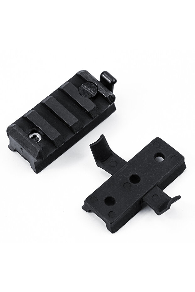 Black Tactical Helmet Flashlight Clip Multifunctional Tactical Rail Slider Universal Bulletproof Hel