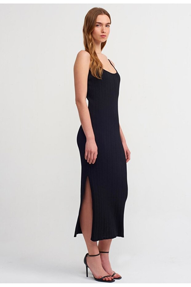 DİLVİN ASKILI TRİKO ELBİSE - 3