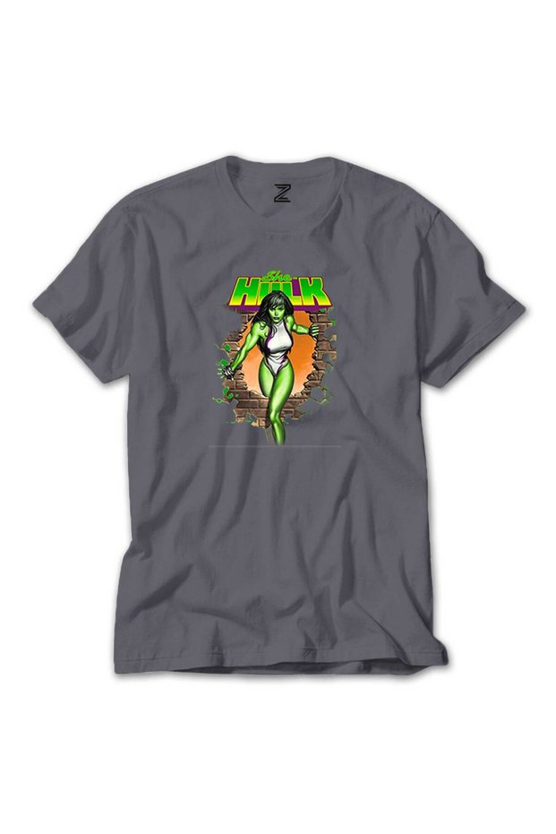She Hulk Wall Gray T-Shirt