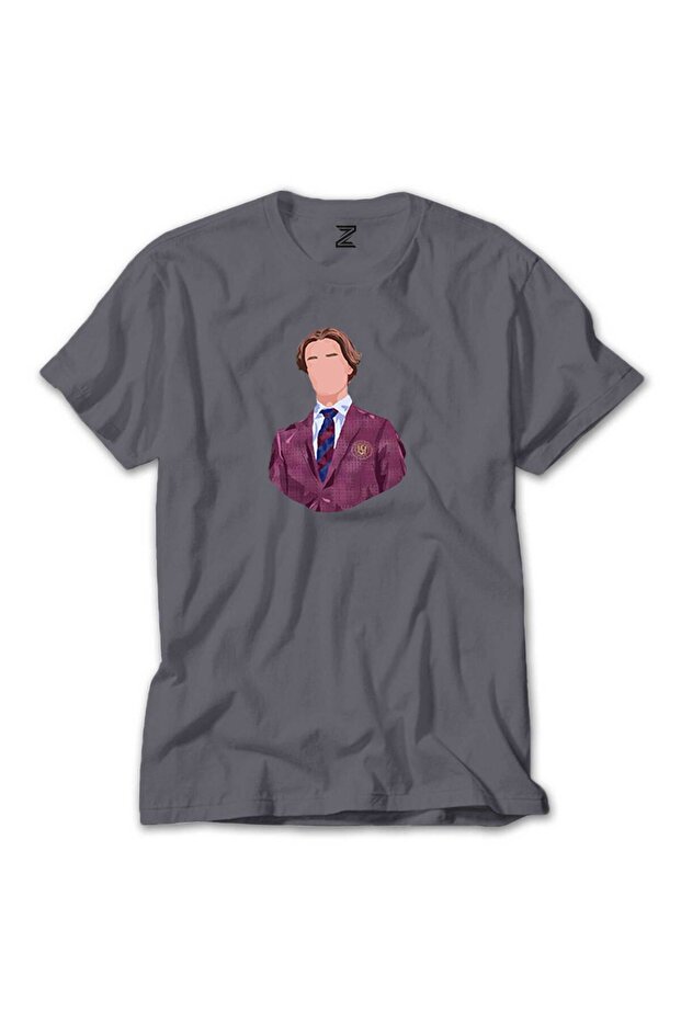 Young Royals College Student Wilhelm Gray T-Shirt