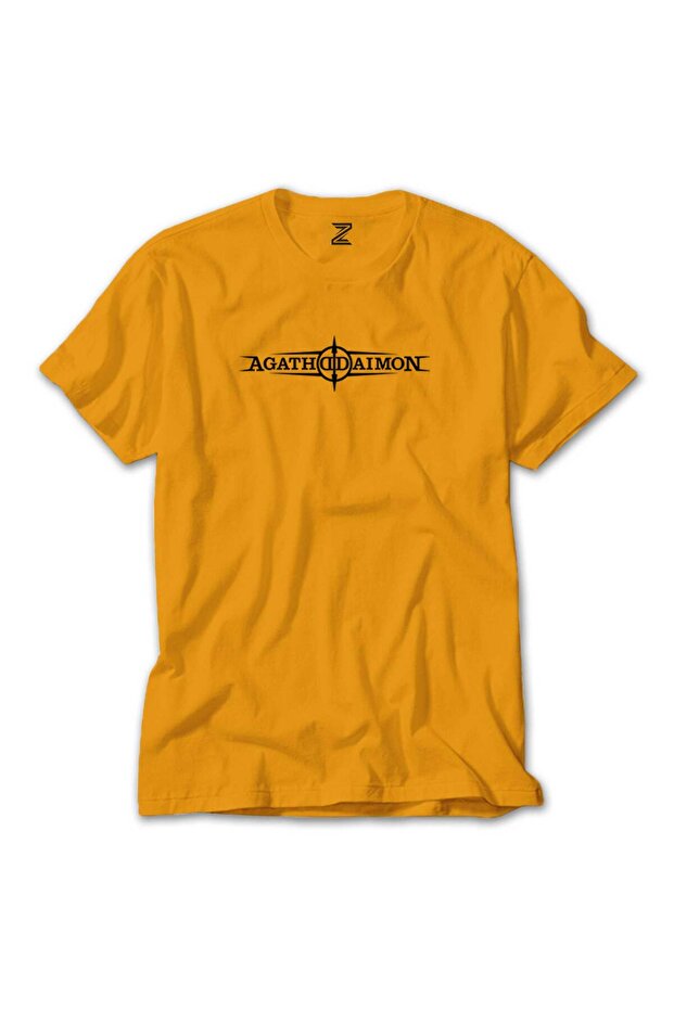 Agathodaimon Logo Yellow T-Shirt
