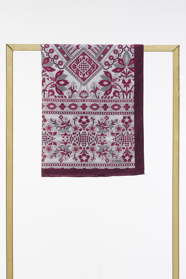 Desenli Vual Şal - 2