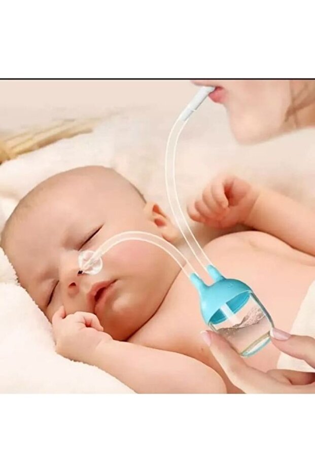 Bebek Burun Aspiratörü ve Bebek Burun Temizleme Cımbızı Seti İkisi Bir arada - 2