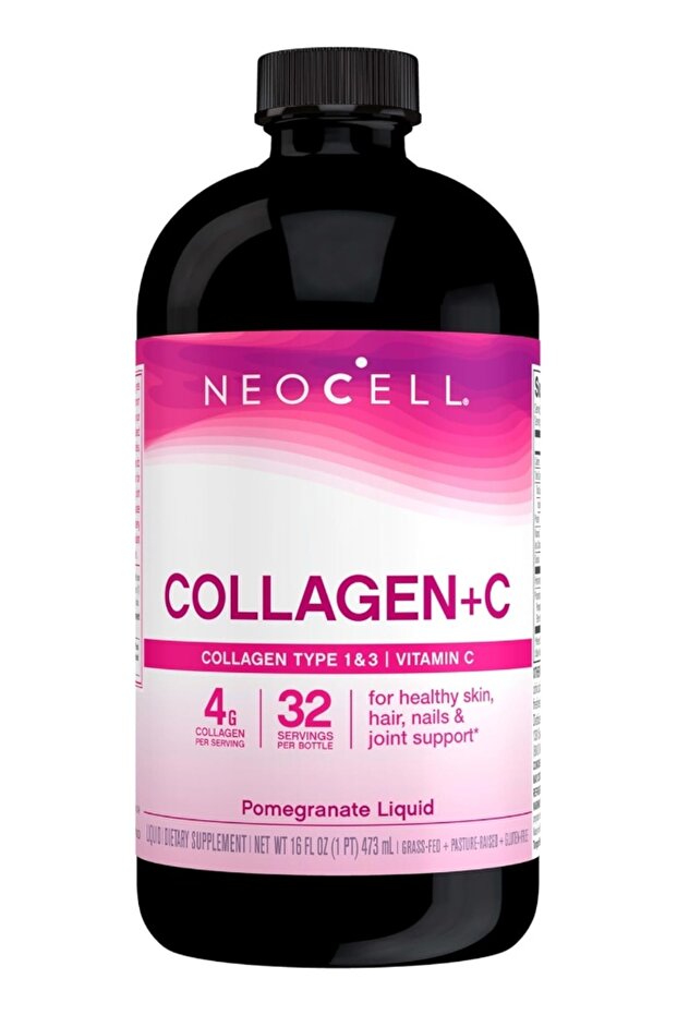 Collagen C Pomegranate Liquid, 16 Fl Oz (473 Ml)