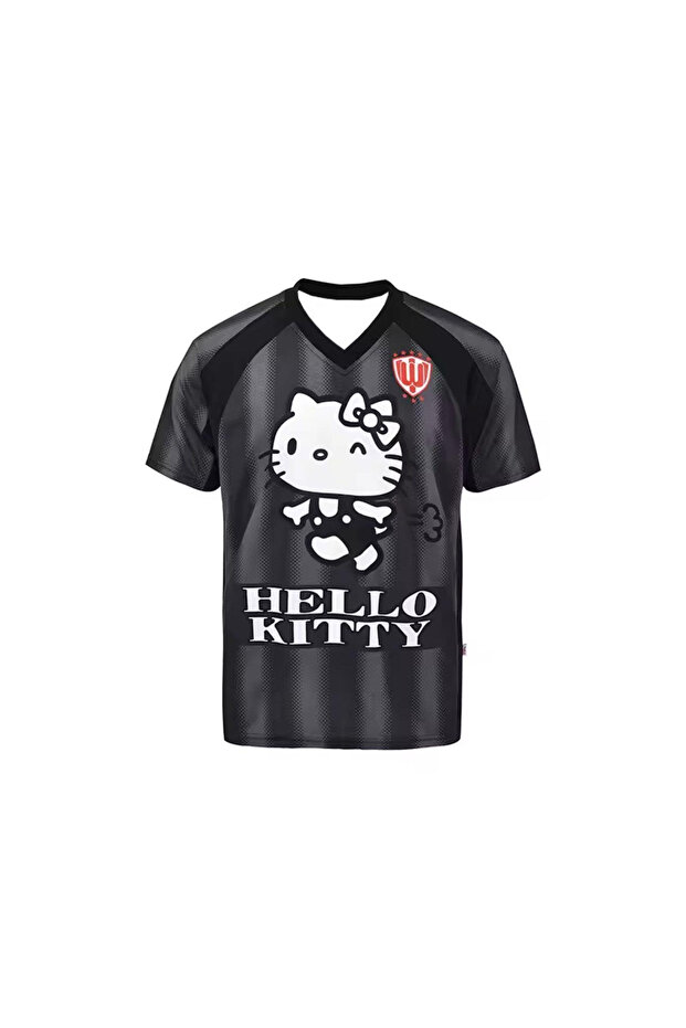 Hello Kitty Fly Siyah Jersey Forma - 2