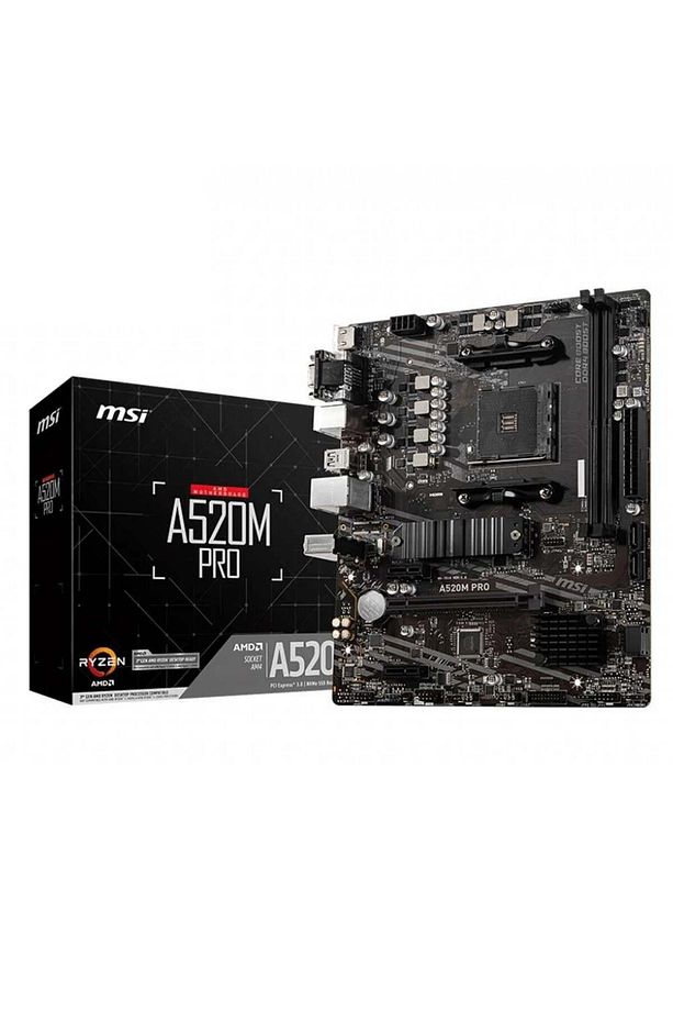 A520m Pro Amd A520 Soket Am4 Ddr4 4600 Mhz(OC) M.2 Anakart - 1