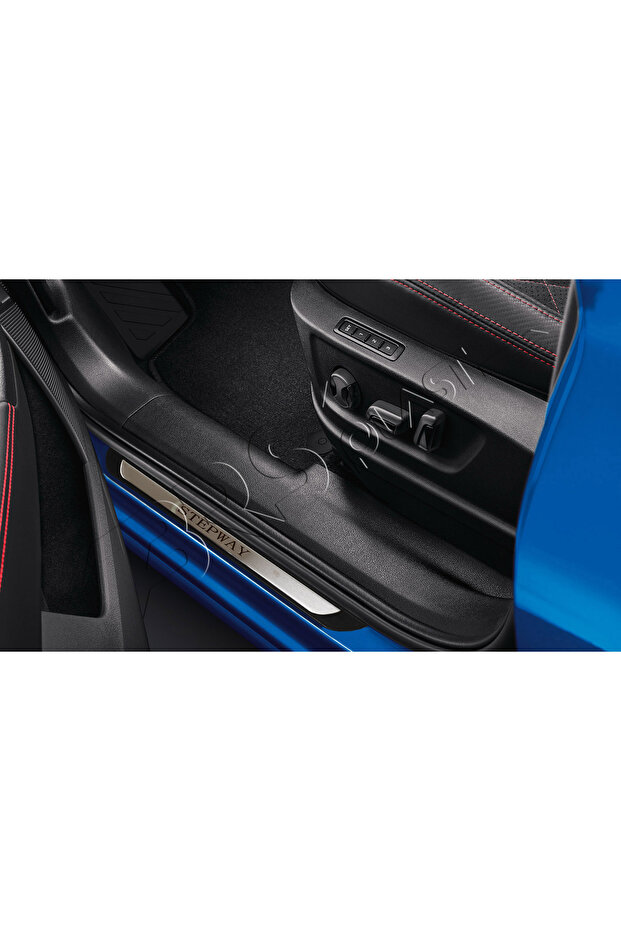 DACİA SANDERO STEPWAY  4 PRÇ. İÇ KAPI EŞİĞİ KROM ABS - 2