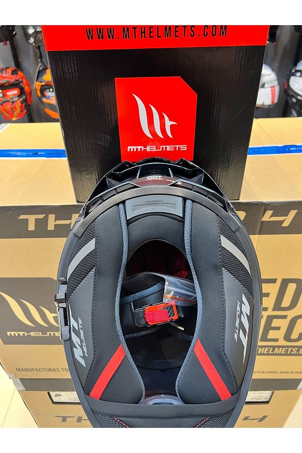 KASK MT FF118SV THUNDER 4 SV SOLID A1 MAT SIYAH - 8