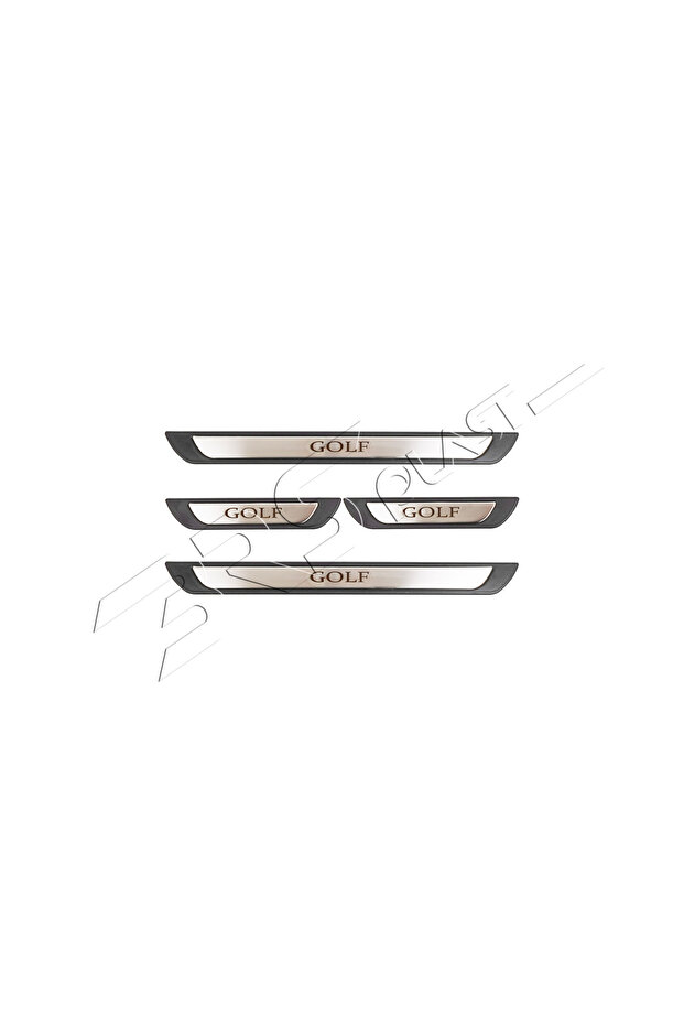 VOLKSWAGEN GOLF  4 PRÇ. İÇ KAPI EŞİĞİ KROM ABS - 1