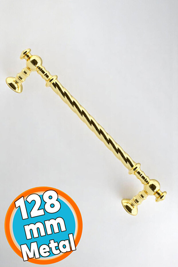 Metal Handle Furniture Kitchen Cabinet Drawer Cabinet Handle Handle Gold Gold (128 Mm-12.8 cm)