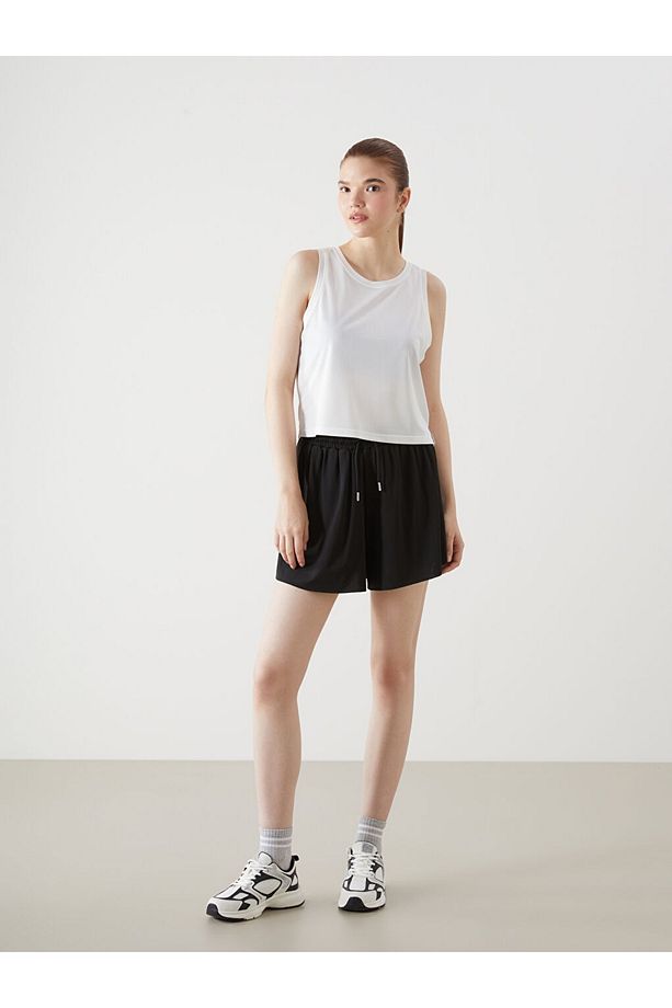 XSIDE ACTIVE Beli Lastikli Kadın Spor Şort - 1