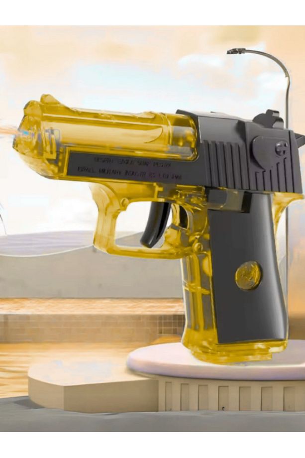 Mini Glock Su Tabancası 13x10 cm Kaydırmalı Kızaklı Su Tabancası Kaliteli - 1