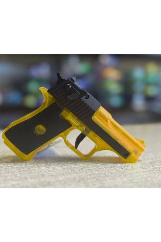 Mini Glock Su Tabancası 13x10 cm Kaydırmalı Kızaklı Su Tabancası Kaliteli - 5