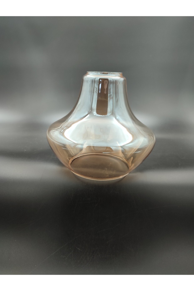 AVİZE CAMI.BAL RENKTE.(E.27)Normal ampule göre. - 3