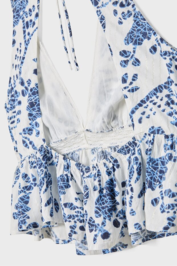 Desenli dökümlü top - 7