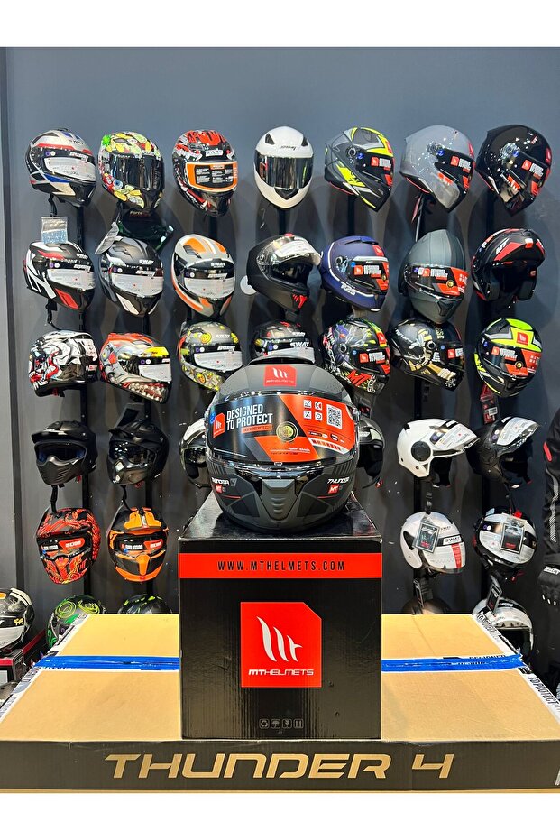 KASK MT FF118SV THUNDER 4 SV LUMINENCE D1 MAT (ŞEFFAF VİZÖR) - 2
