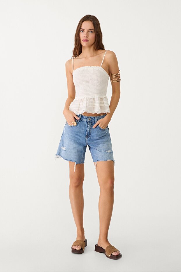 Fırfırlı askılı top - 2