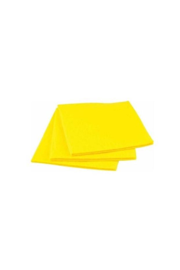 Flr F040 Perforated Yellow Cleaning Cloth 3 Pack