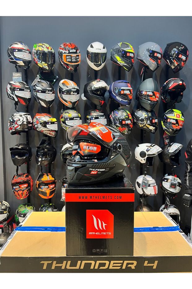 KASK MT FF118SV THUNDER 4 SV LUMINENCE D1 MAT (ŞEFFAF VİZÖR) - 5
