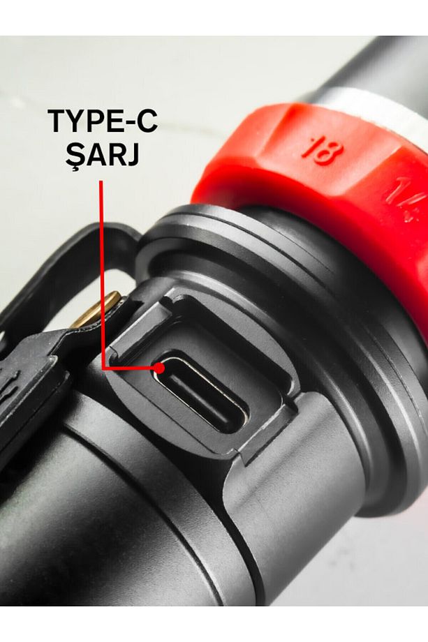 (YENİ) Heider CFX Zoom Super Power V4 - 2025 Yeni Versiyon - Dual Charge Type (USB Type-C +Adaptör) - 5