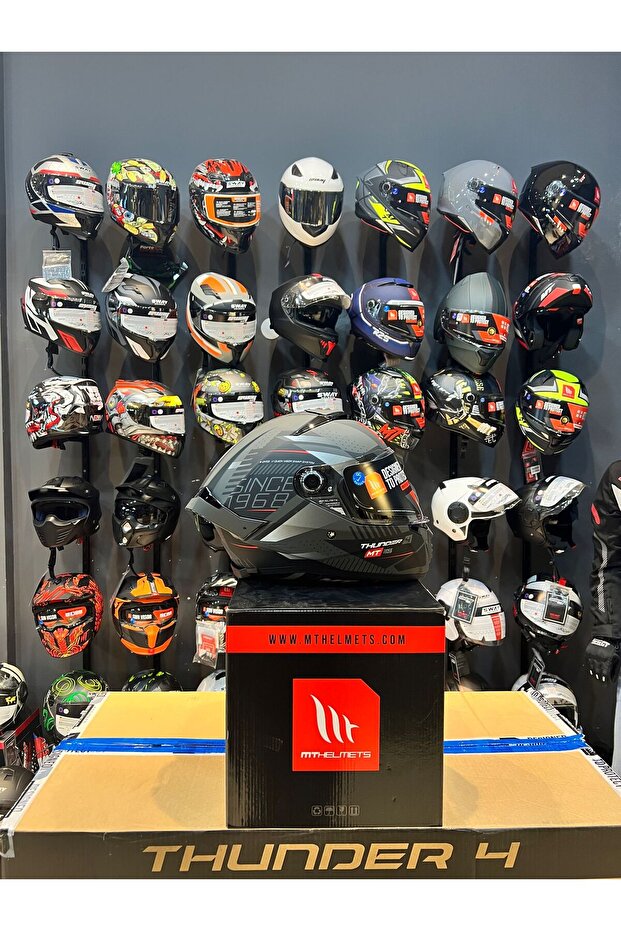 KASK MT FF118SV THUNDER 4 SV LUMINENCE D1 MAT (ŞEFFAF VİZÖR) - 3