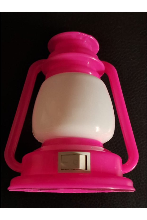 White Light Night Lamp with Gas Lamp Model and Switch